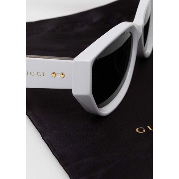 NWT Gucci GG1532SA-003 Grey Cat Eye 54mm Sunglasses NWT Gucci GG1532SA-003 Grey Cat Eye 54mm Sunglasses main image 2